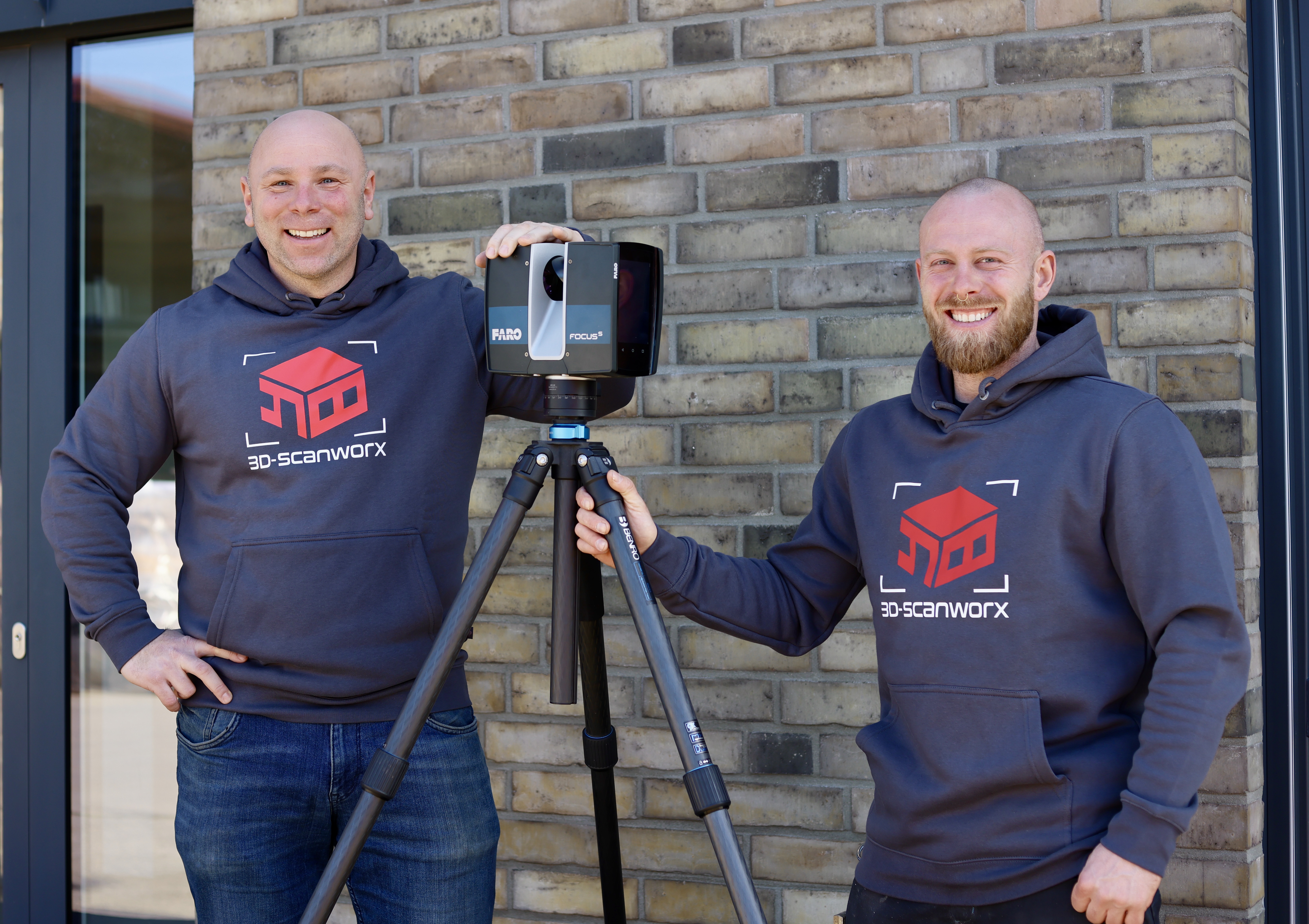 3D-ScanWorx Team bei der Arbeit – 3D-Laserscanning und digitales Aufmaß